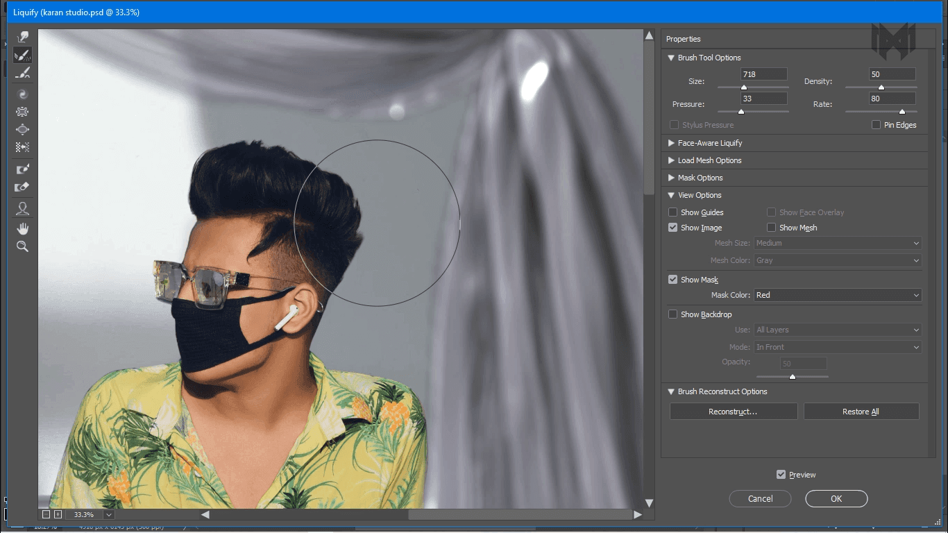 studio photo editing