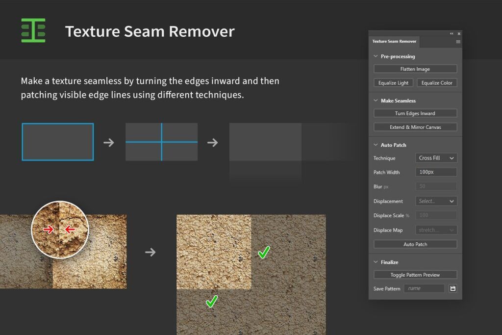 seamless 2 pattern utility plugin