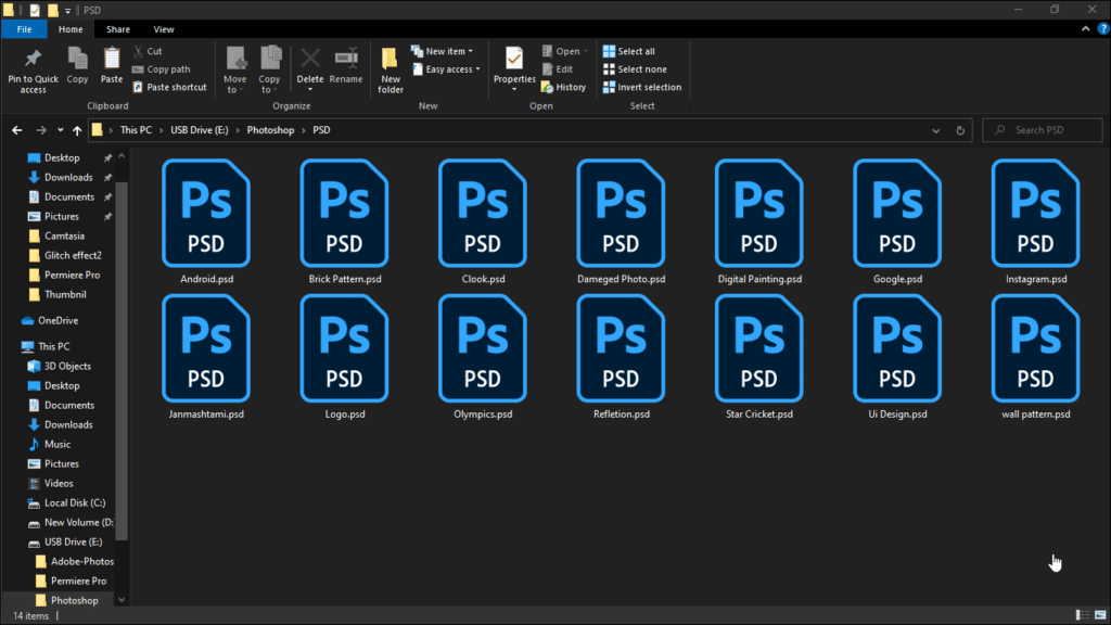 View PSD Files In Windows File Explorer