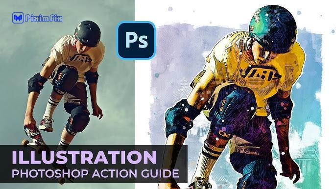 Illustration Sketch Painting Photoshop Action