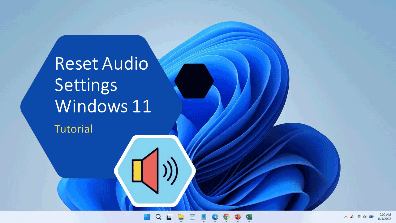 How to reset all audio settings in Windows
