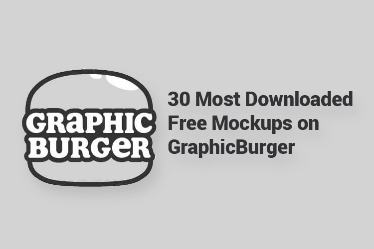 graphic burger mockups
