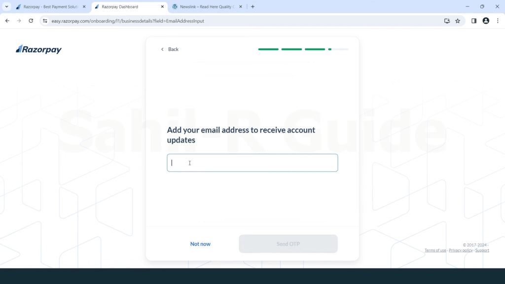 Razorpay Payment Gateway Apply Complete Guide 2024 Razorpay Merchant Account Apply Process SRG 11