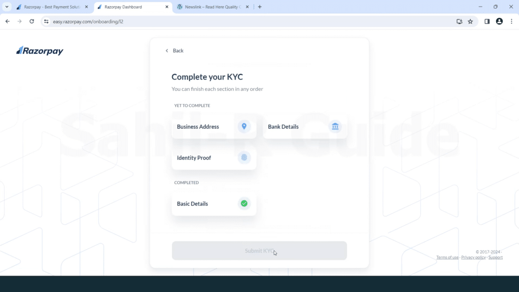 Razorpay Payment Gateway Apply Complete Guide 2024 Razorpay Merchant Account Apply Process SRG 13