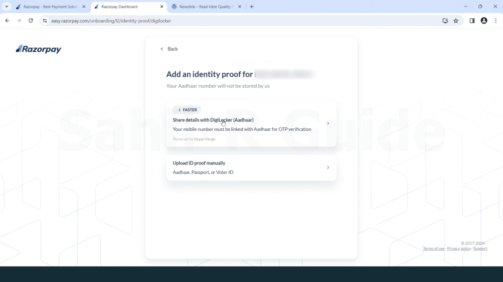Razorpay Payment Gateway Apply Complete Guide 2024 Razorpay Merchant Account Apply Process SRG 14