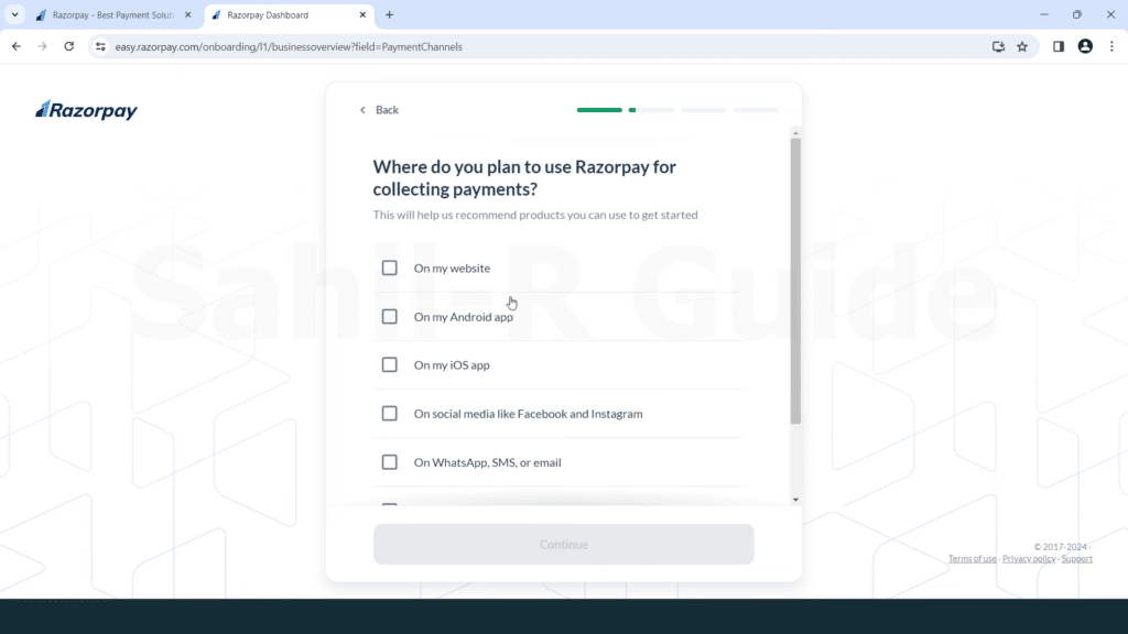 Razorpay Payment Gateway Apply Complete Guide 2024 Razorpay Merchant Account Apply Process SRG 3 3
