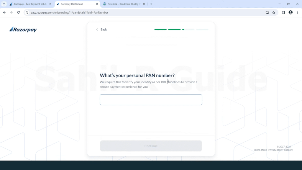 Razorpay Payment Gateway Apply Complete Guide 2024 Razorpay Merchant Account Apply Process SRG 7