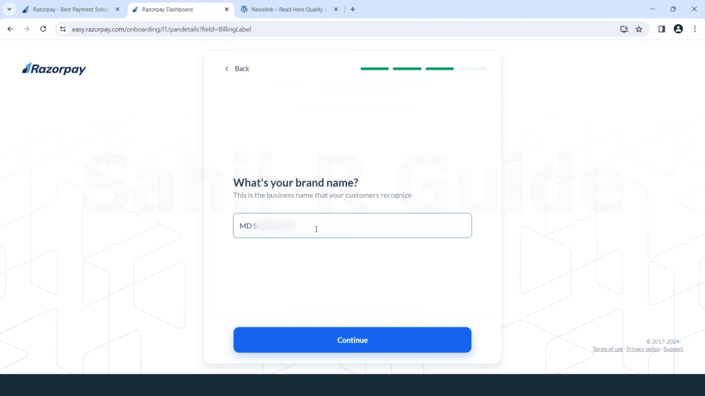 Razorpay Payment Gateway Apply Complete Guide 2024 Razorpay Merchant Account Apply Process SRG 9