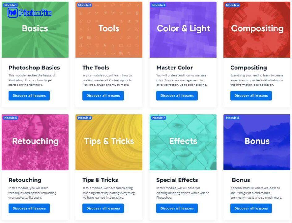 Photoshop Easy The Ultimate Online Photoshop Course by PiXimperfect Content
