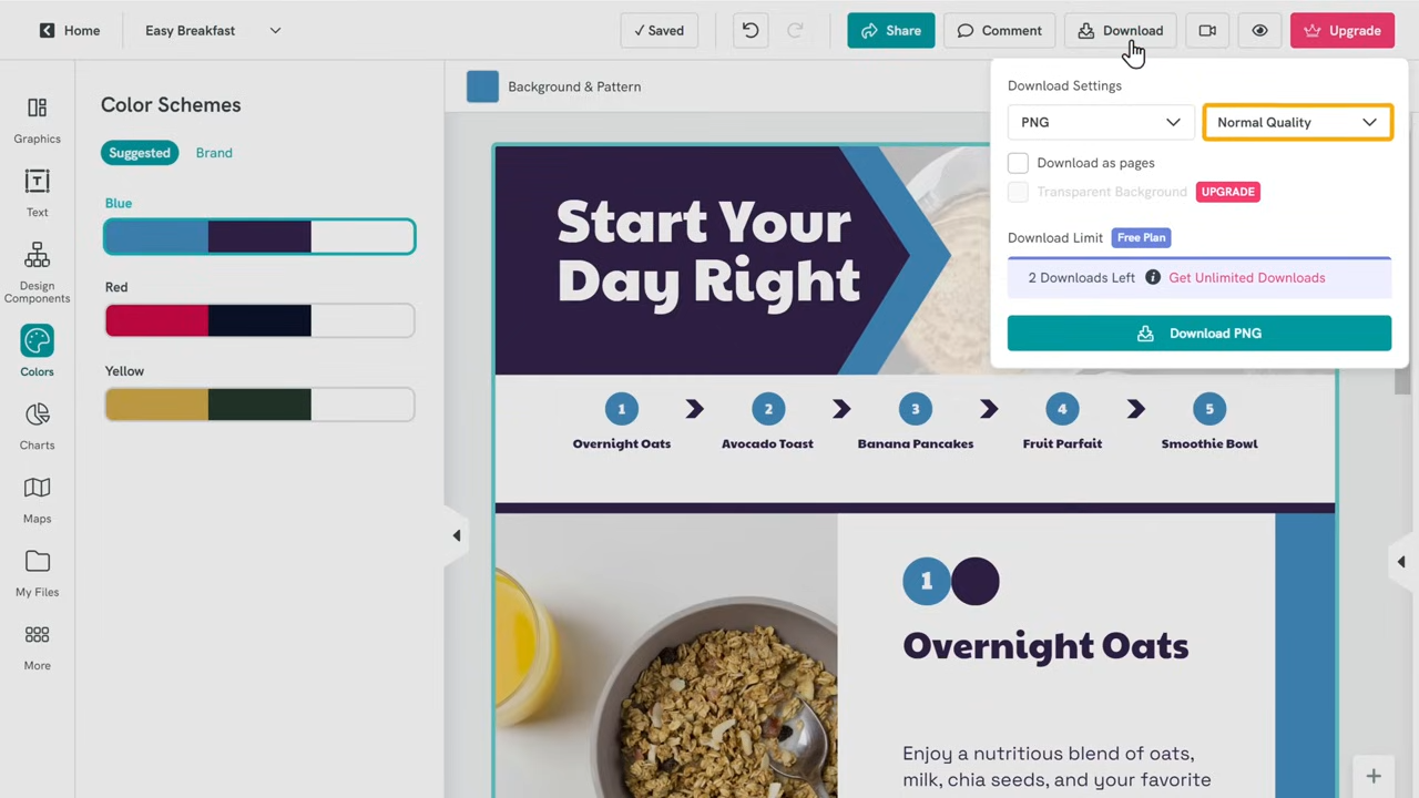 How to Generate Stunning Infographic 😎 in ONE Click Text to Infographic 4 3 screenshot