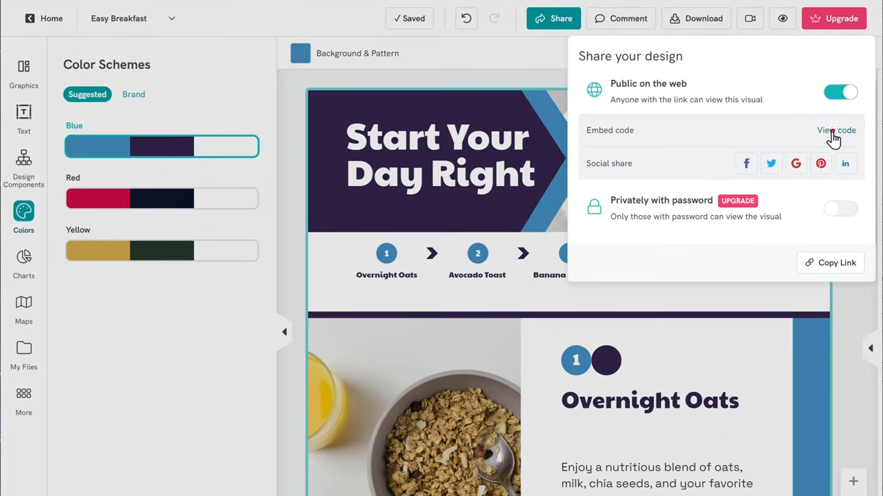 How to Generate Stunning Infographic 😎 in ONE Click Text to Infographic 5 11 screenshot