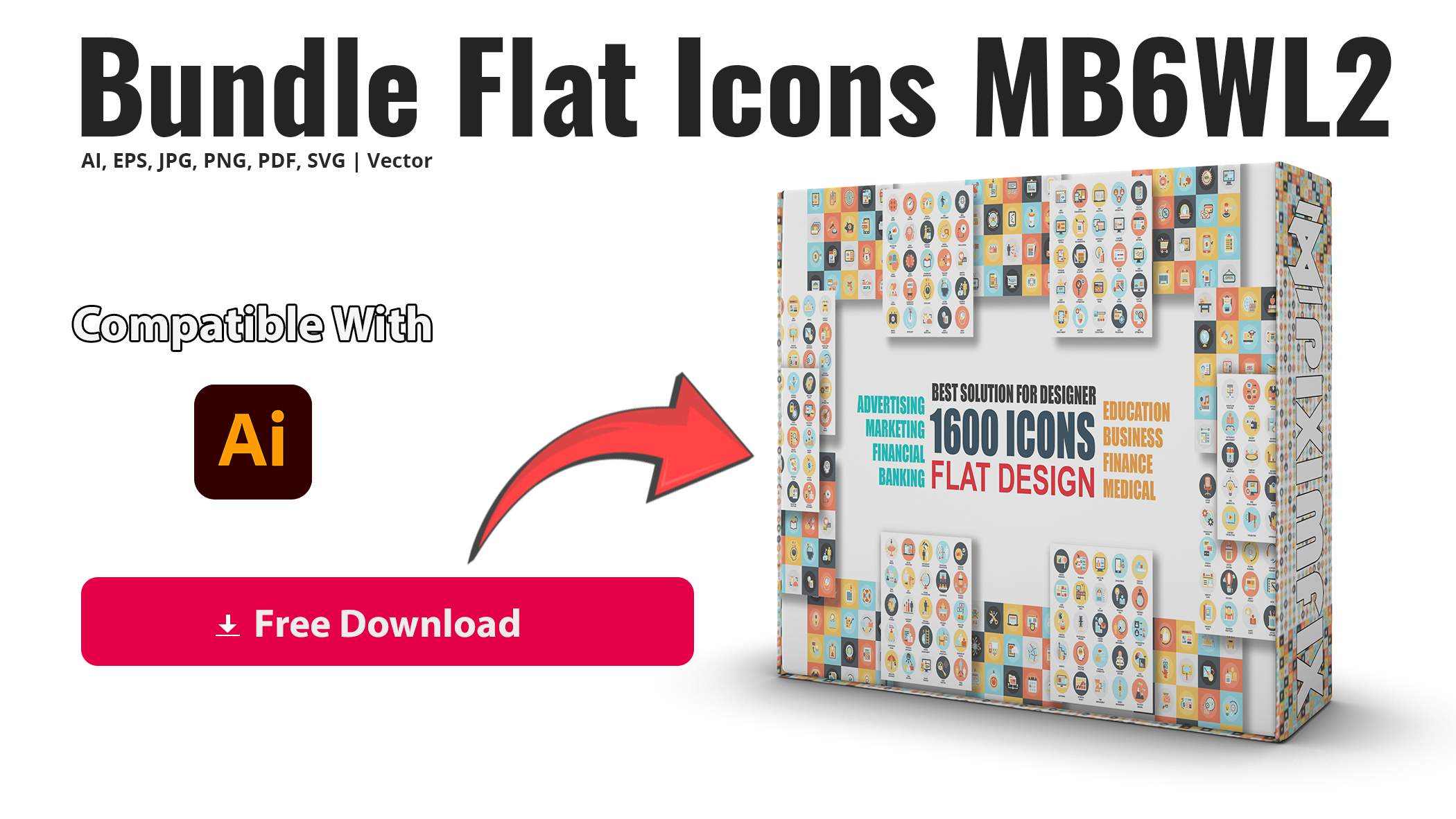 Bundle Flat Icons MB6WL2