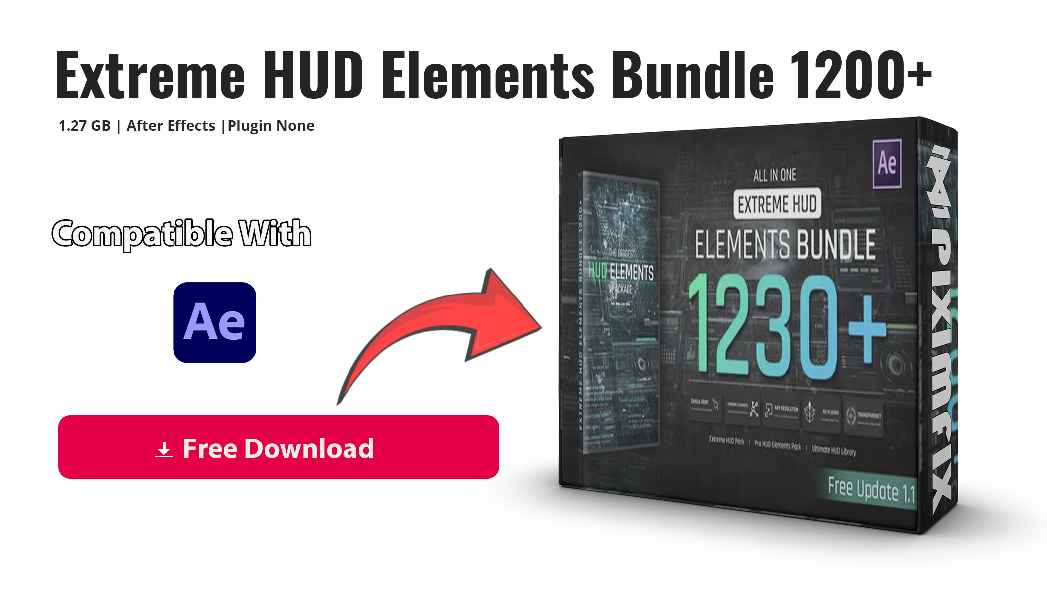 Extreme HUD Elements Bundle 1200