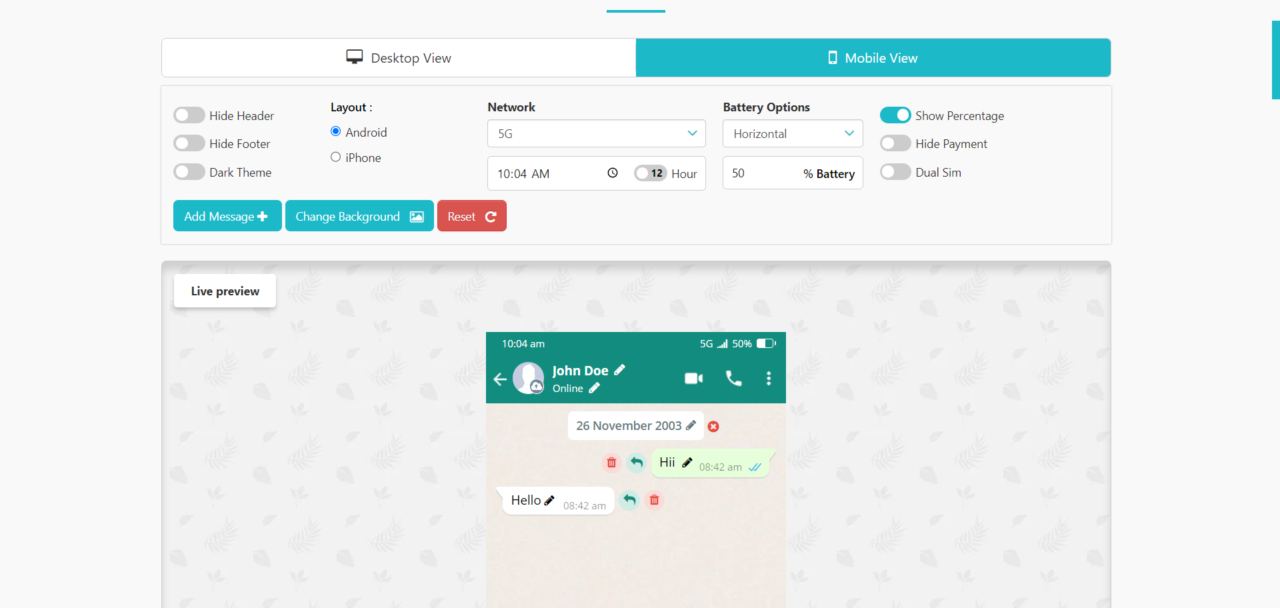 Generate Whatsapp Chat– Fake Whatsapp Chat Generator FakeDetail com 12 16 2024 04 02 PM
