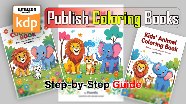 How To Publish Coloring Books For Amazon KDP
