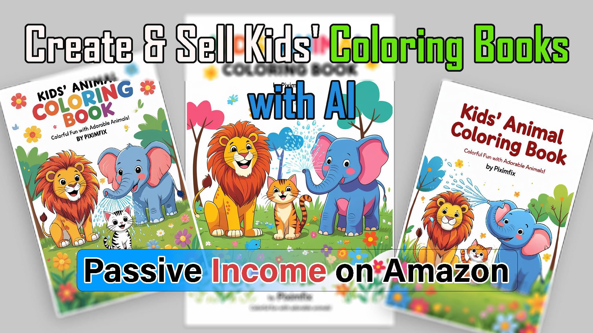 How to Create Sell Kids Coloring Books with AI Earn Passive Income on Amazon 1