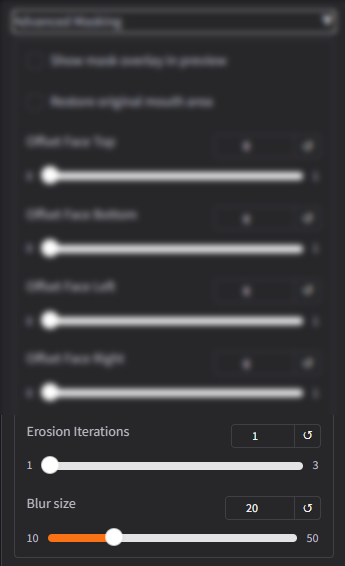 Erosion and Blur