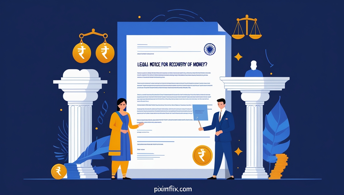 legal notice for recovery of money