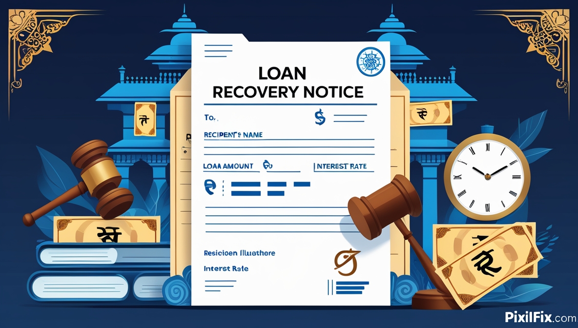 legal notice for recovery of money