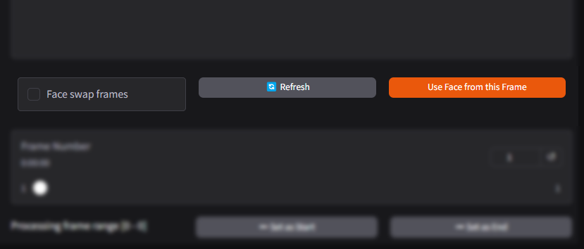 Options in the Preview Section